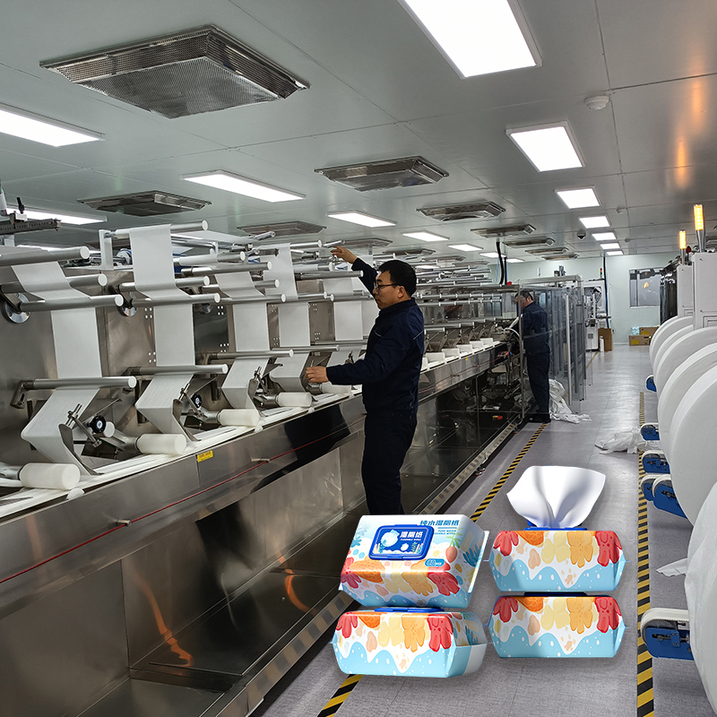 16道全自動濕巾生產(chǎn)線